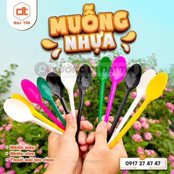 MUỖNG NHỰA 15CM, 18CM, 20CM