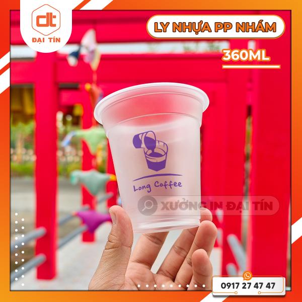 LY ( CỐC ) NHỰA PP NHÁM 360ML, 500ML