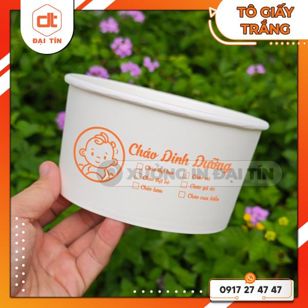 TÔ GIẤY KRAFT TRẮNG 750ML, 1000ML