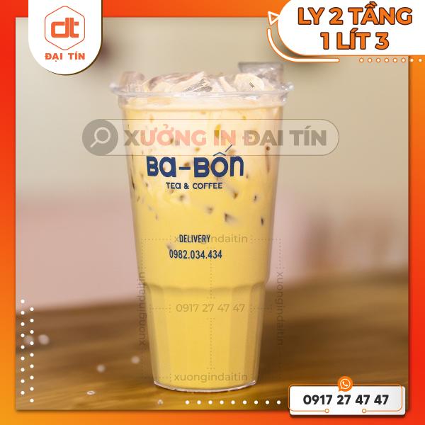 LY ( CỐC ) NHỰA 2 TẦNG 1300ML