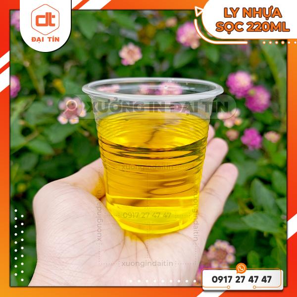 LY NHỰA SỌC 220ML 