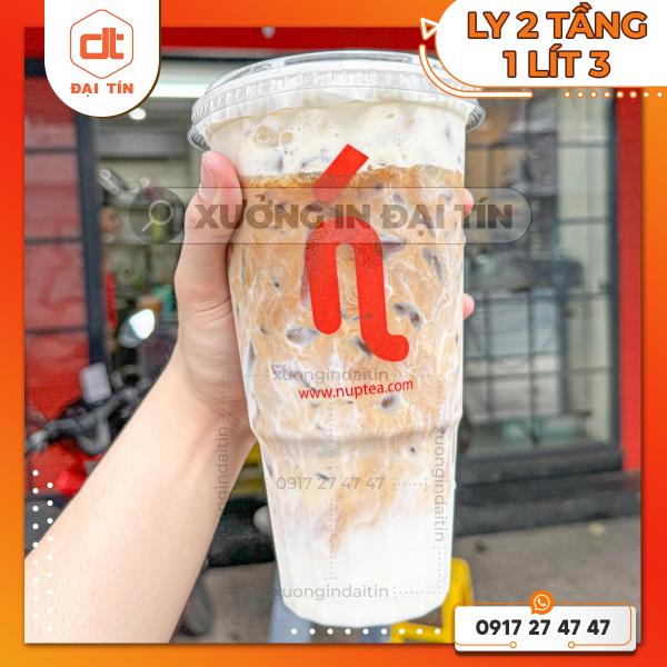LY ( CỐC ) NHỰA 2 TẦNG 1300ML