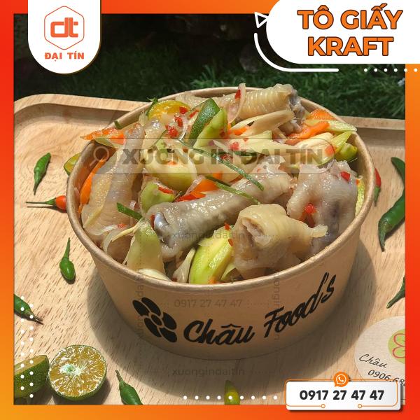 TÔ GIẤY KRAFT NÂU 750ML, 1000ML