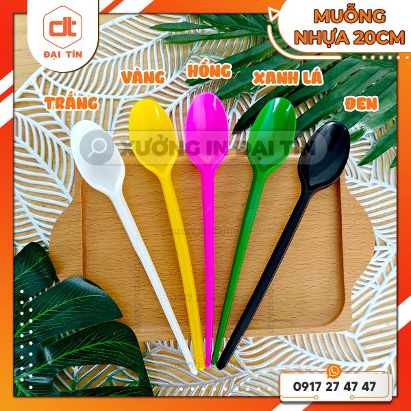 MUỖNG NHỰA 15CM, 18CM, 20CM