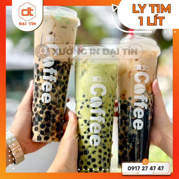 HOT : LY ( CỐC ) TIM TRONG VÀ NHÁM 1000ML