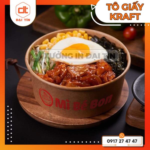 TÔ GIẤY KRAFT NÂU 750ML, 1000ML