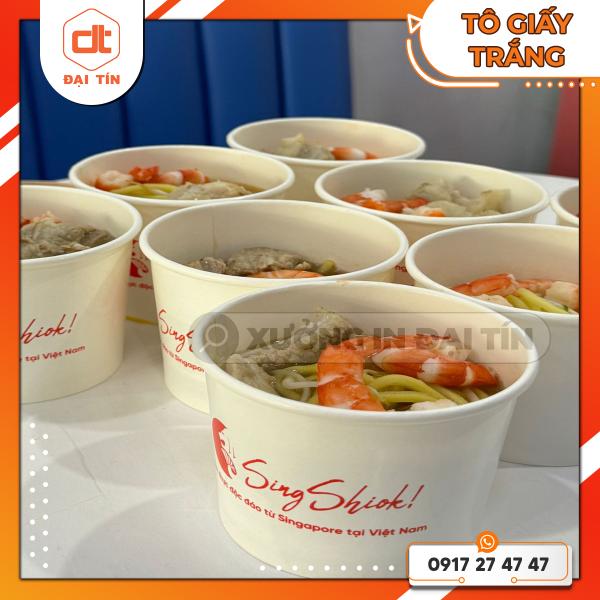 TÔ GIẤY KRAFT TRẮNG 750ML, 1000ML
