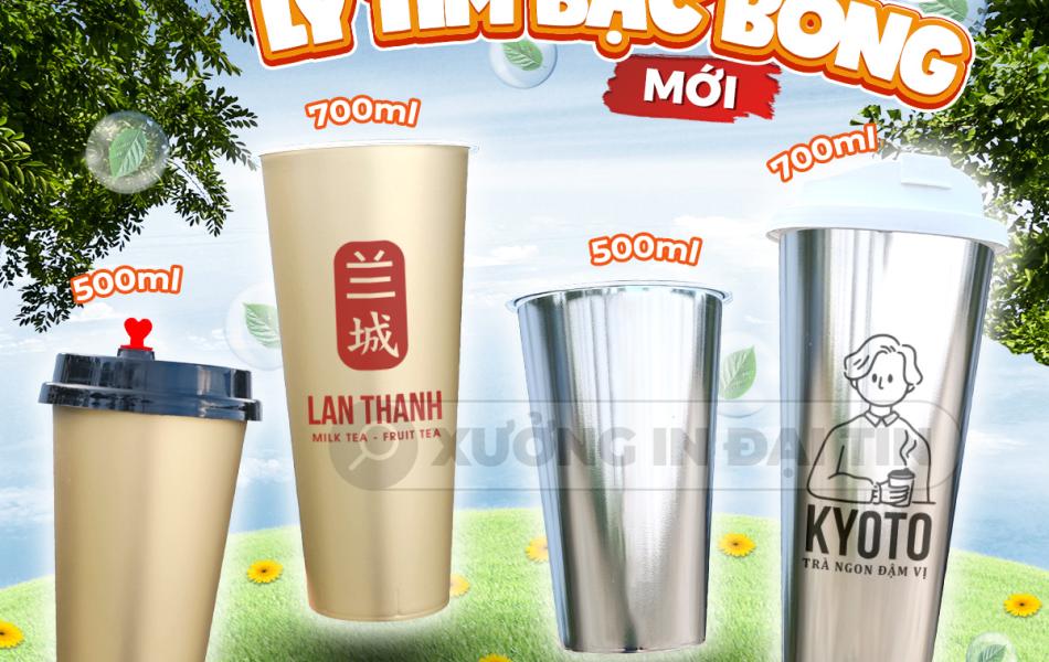 LY ( CỐC ) TIM BẠC BÓNG & LY ( CỐC ) TIM VÀNG