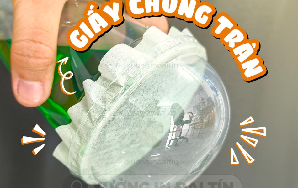 GIẤY CHỐNG TRÀN 13CM VÀ 15CM