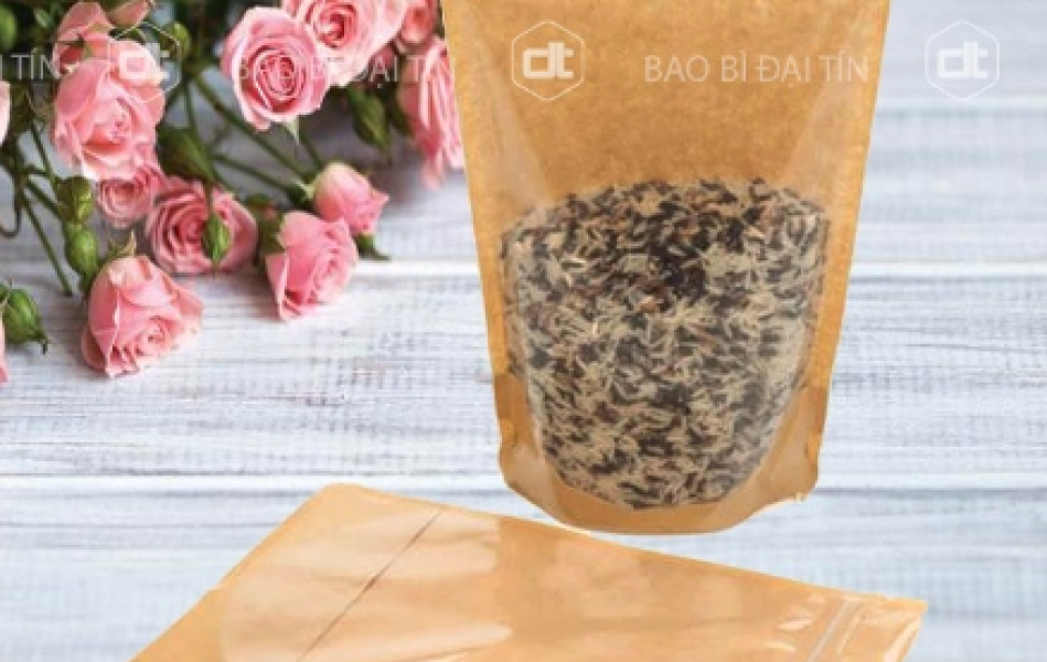 TÚI ZIPPER GIẤY KRAFT 1 MẶT TRONG