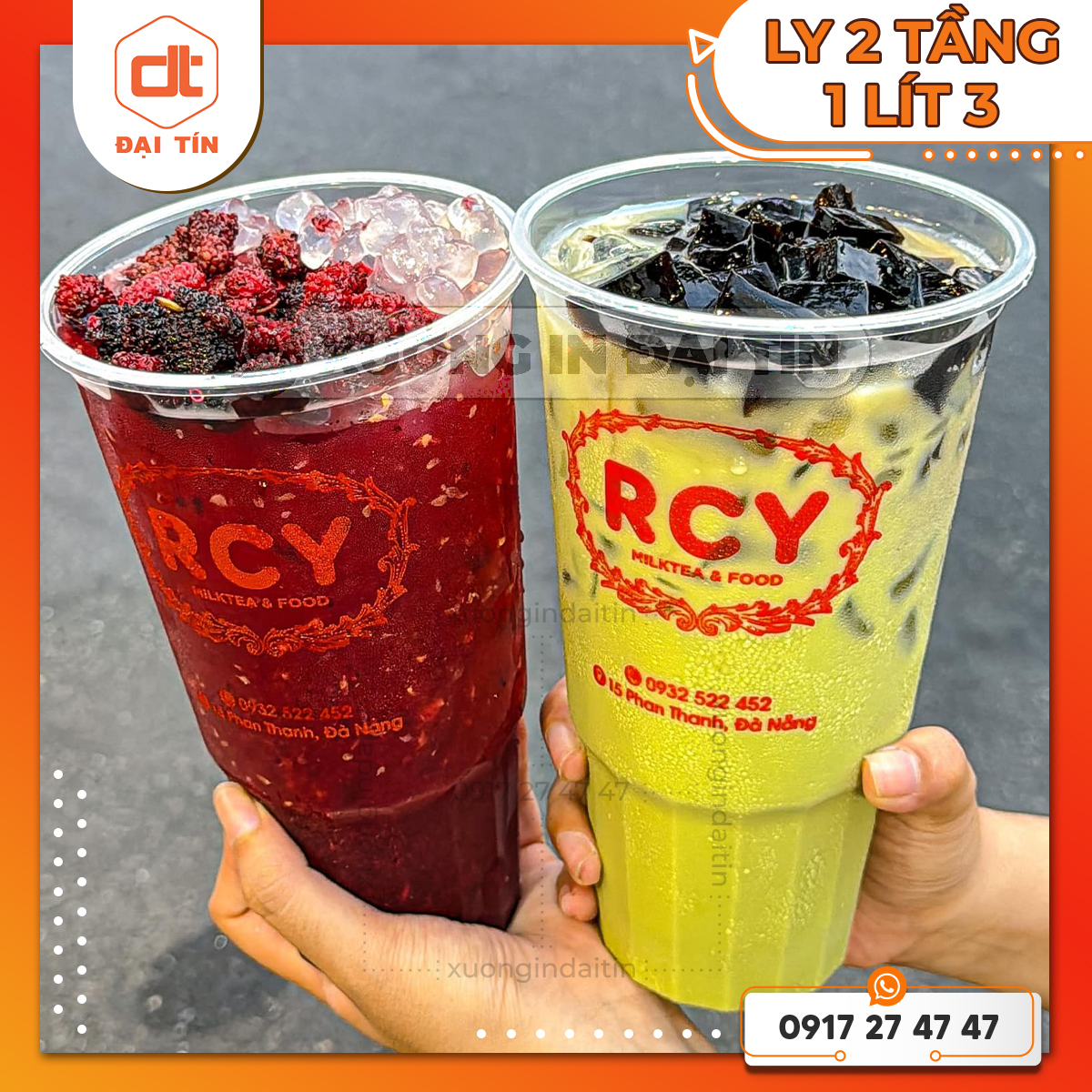 Ly 2 tầng 1 lít 3