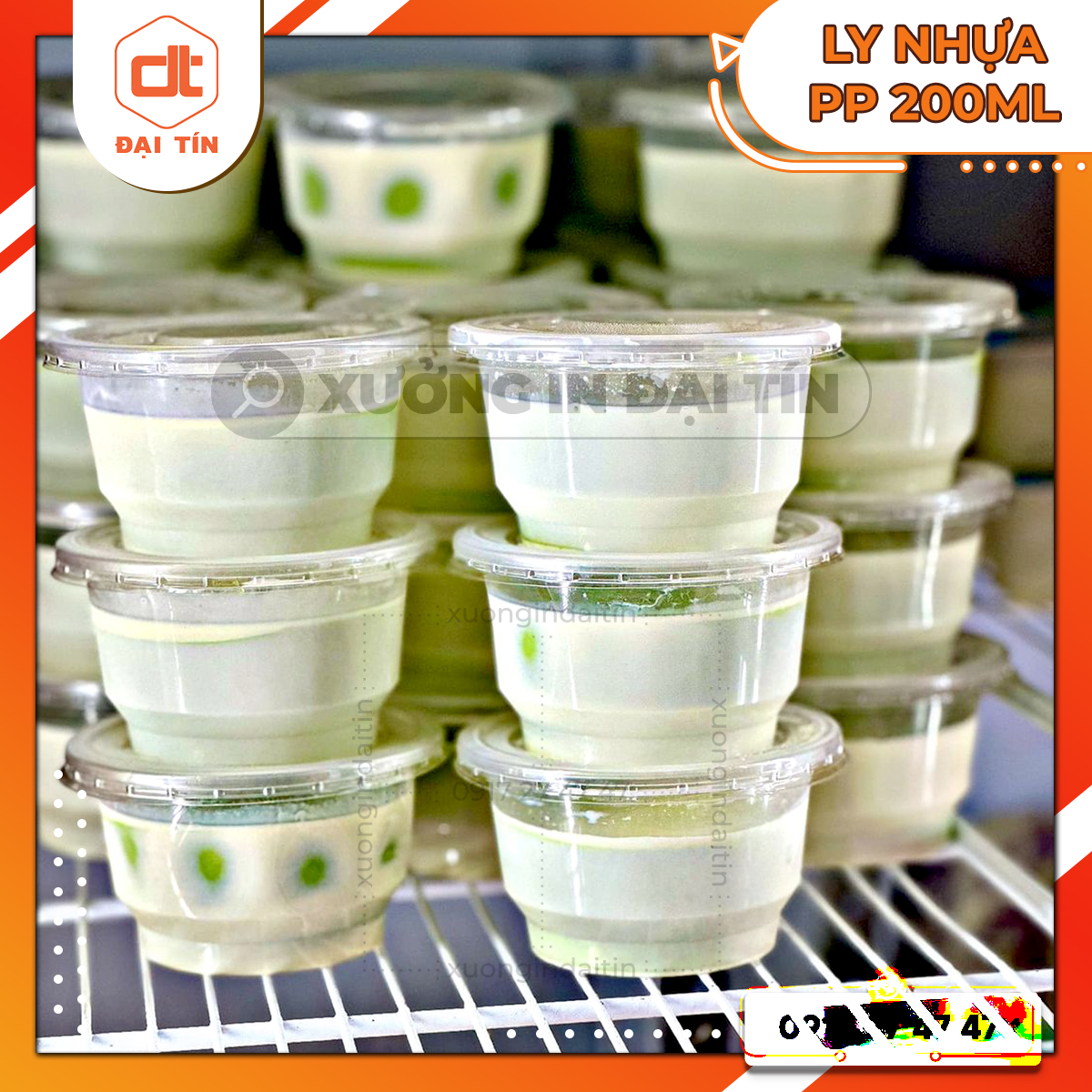 Ly nhựa PP 200ml