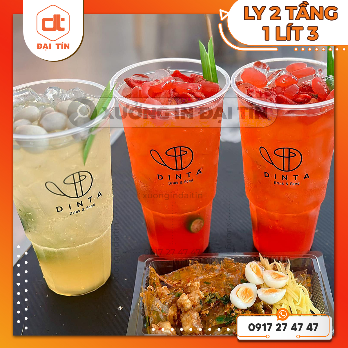 Ly 2 tầng 1 lít 3