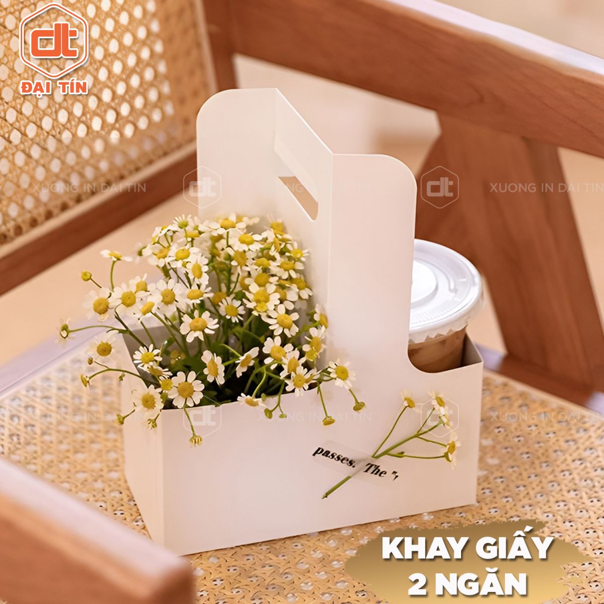 Khay giấy 2 ngăn