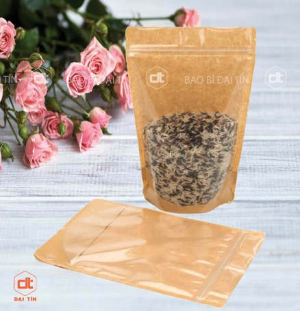 Túi zipper giấy kraft
