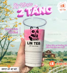 LY ( CỐC ) NHỰA 2 TẦNG 1000ML