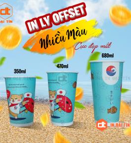 LY ( CỐC ) GIẤY IN OFFSET 360ML (12oz), 470ML (16oz), 680ML (22oz)