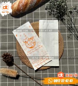 TÚI GIẤY KRAFT BÁNH MÌ MÀU TRẮNG