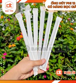 ỐNG HÚT CÓ MÀNG BỌC GIẤY PHI 12