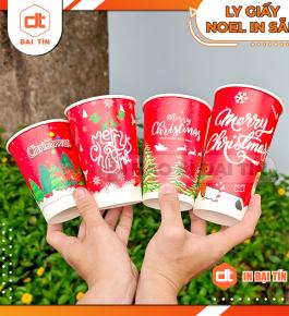 LY ( CỐC ) GIẤY GIÁNG SINH ( MẪU NGẪU NHIÊN )