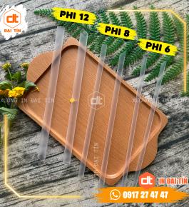 ỐNG HÚT NHỰA PHI 6, PHI 8, PHI 12